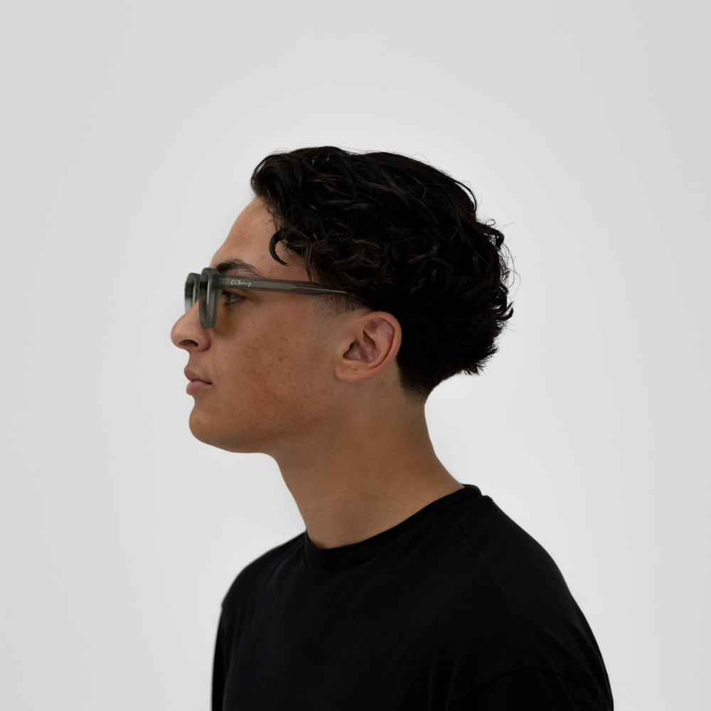 CT. Bril Olijfgroen mat