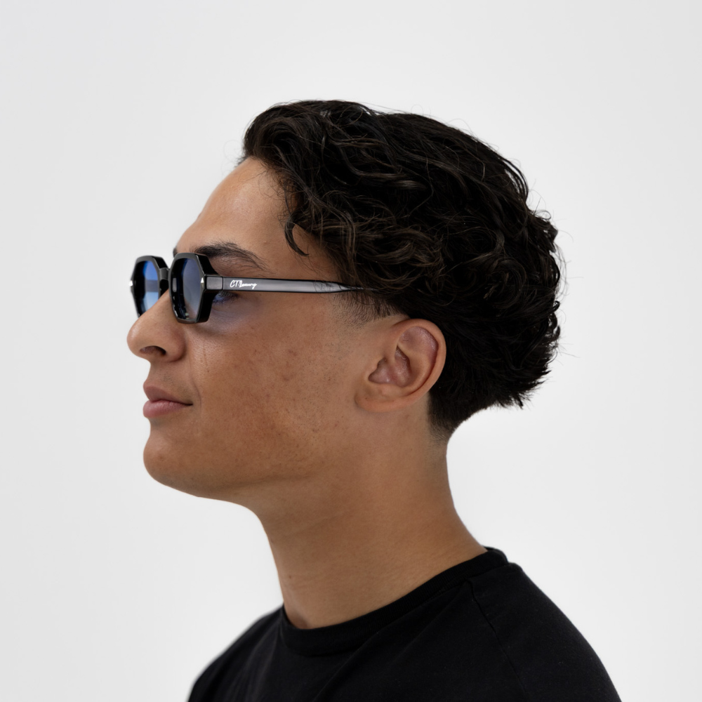 CT. Bril Zwart/middernacht blauw